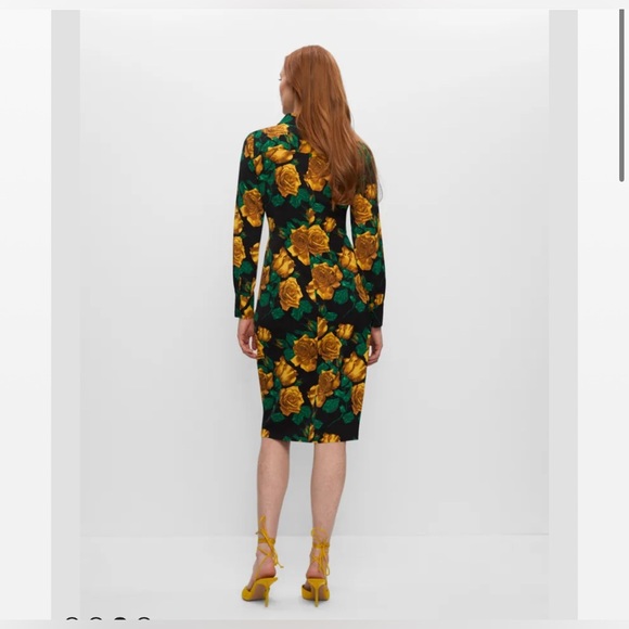 Floral print dress from melanie lyne size 2 brand new worn just once - Picture 2 of 5